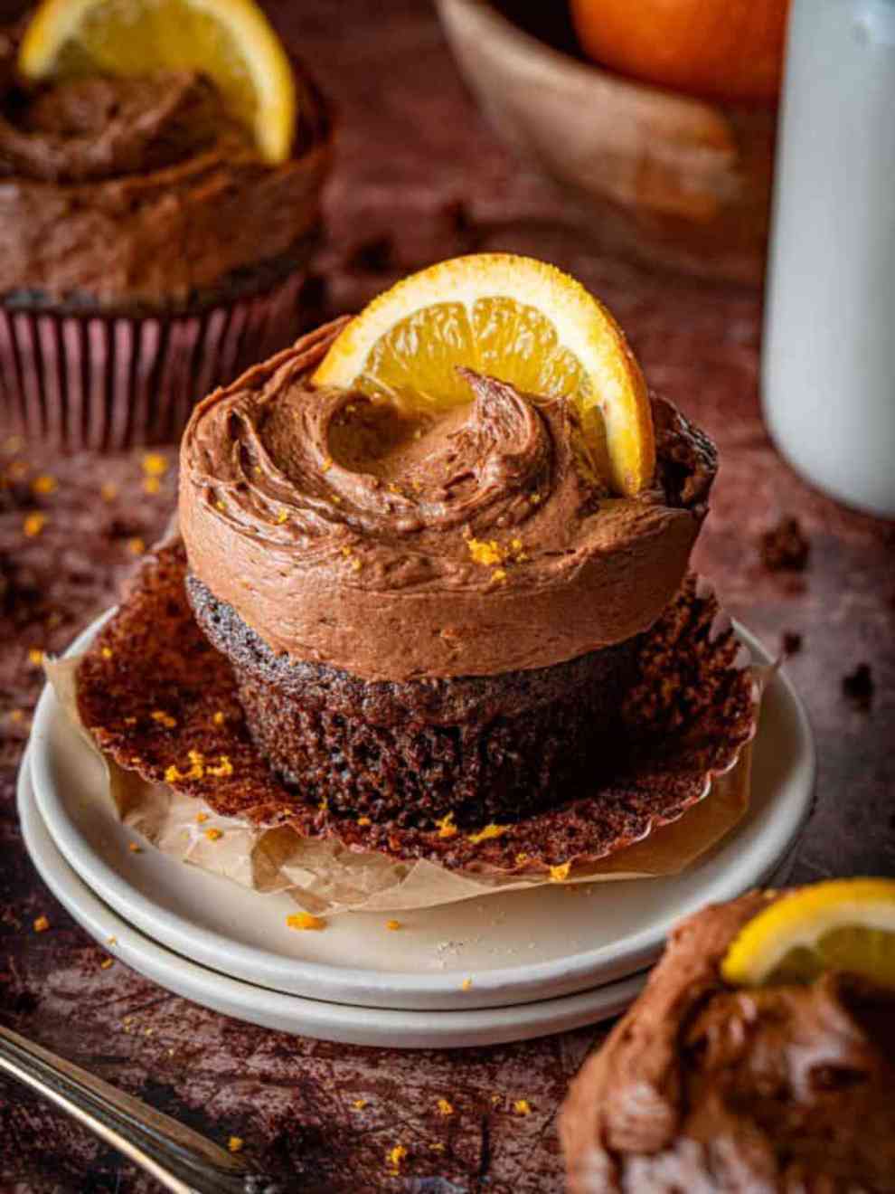 Orange Chocolate Cupcakes