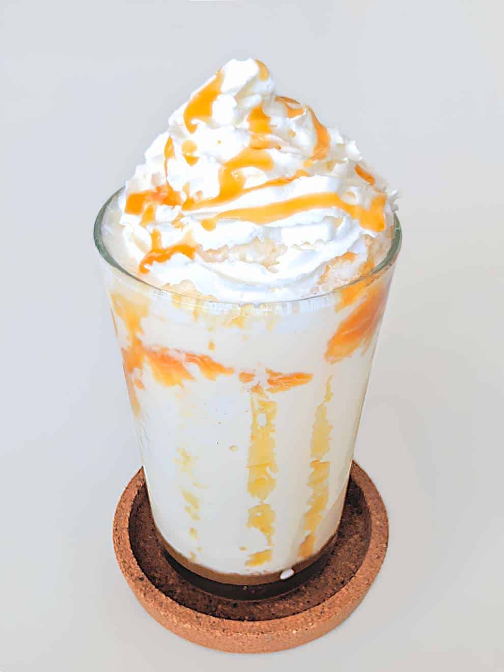 Vanilla Bean Frappuccino With Caramel