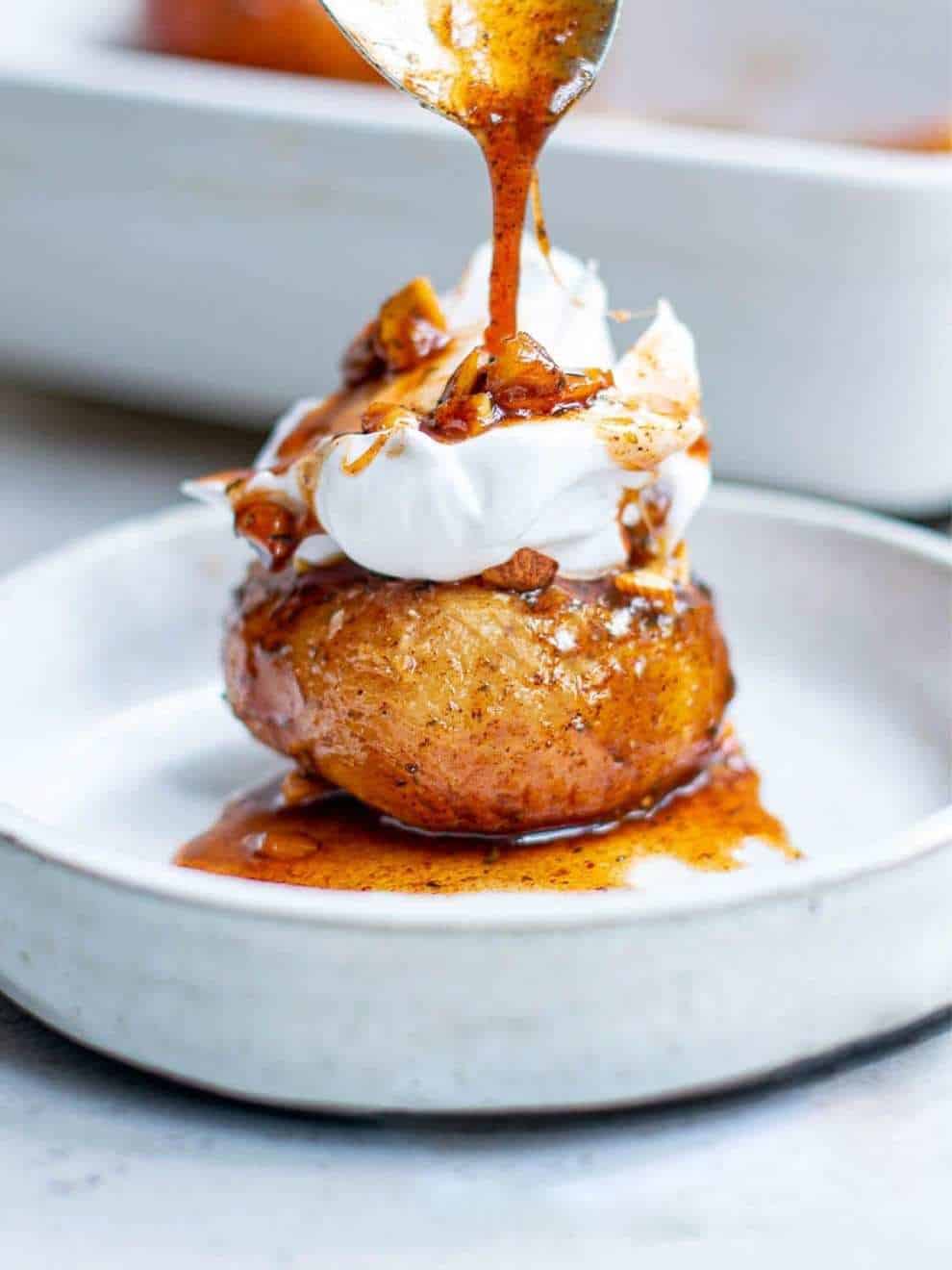 Baked Donut Peaches