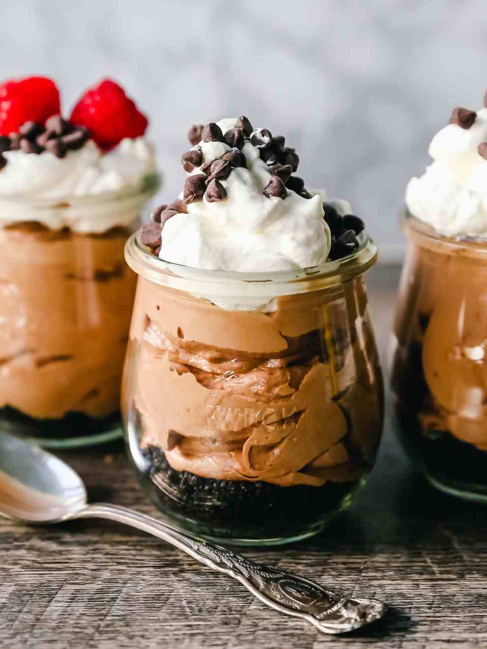 Chocolate Nutella Cheesecake Mousse
