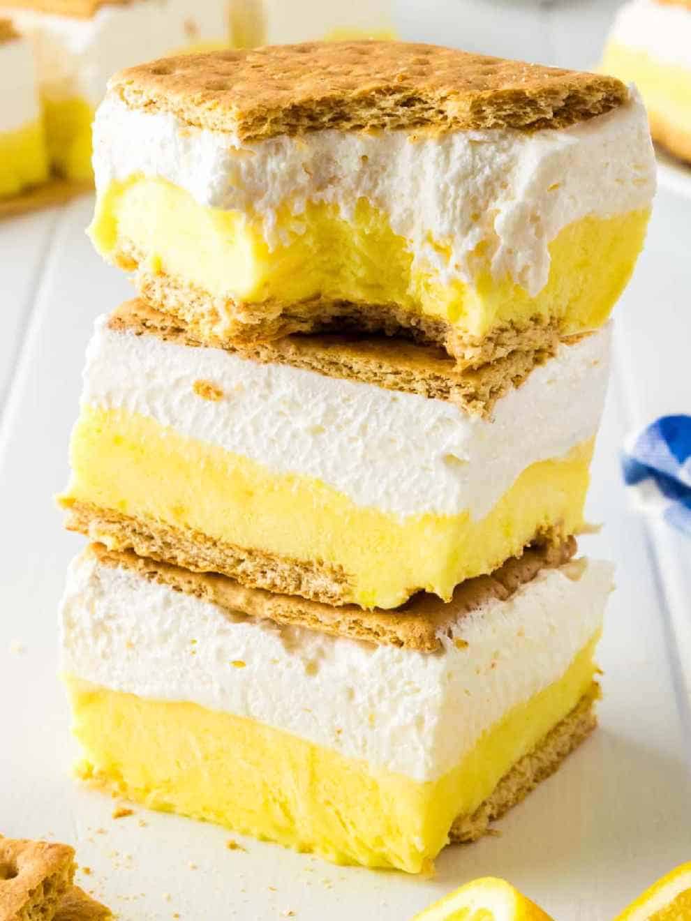 Frozen Lemon S'mores