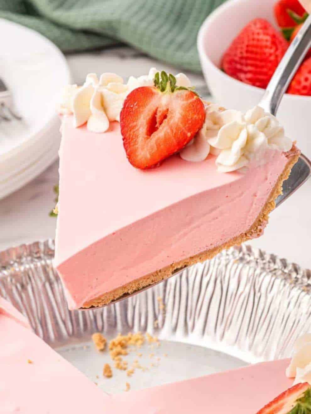 No Bake Strawberry Pie