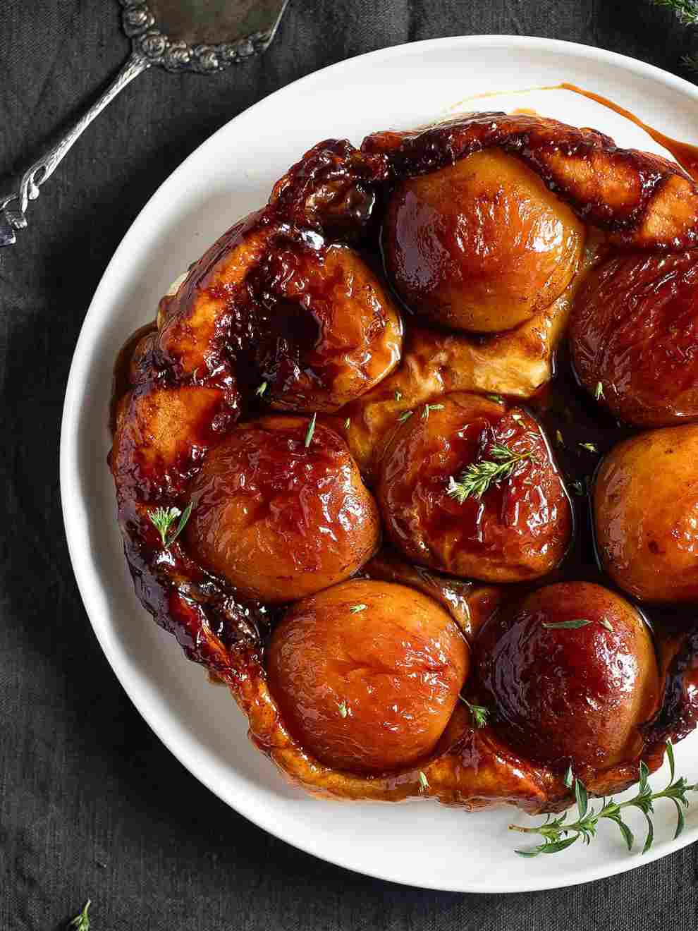 Peach Tarte Tatin