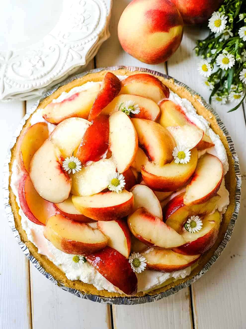 Peaches and Cream Pie