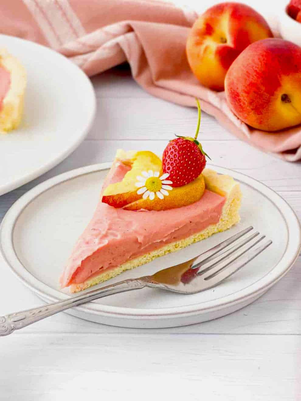 Strawberry Peach Tart