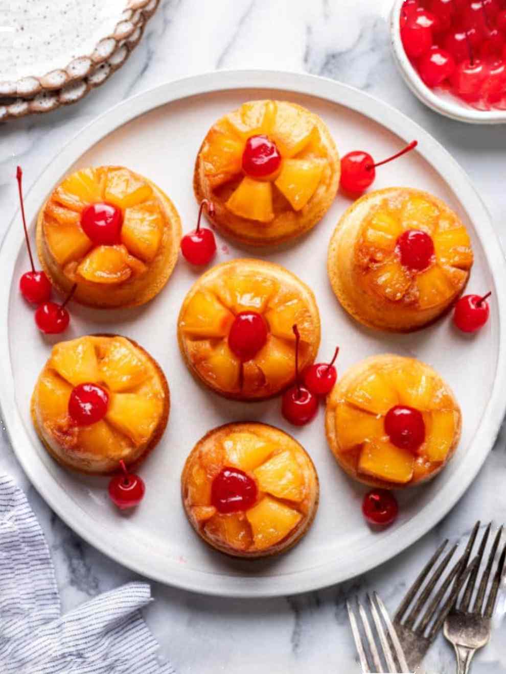 Pineapple Upside Down Cupcakes