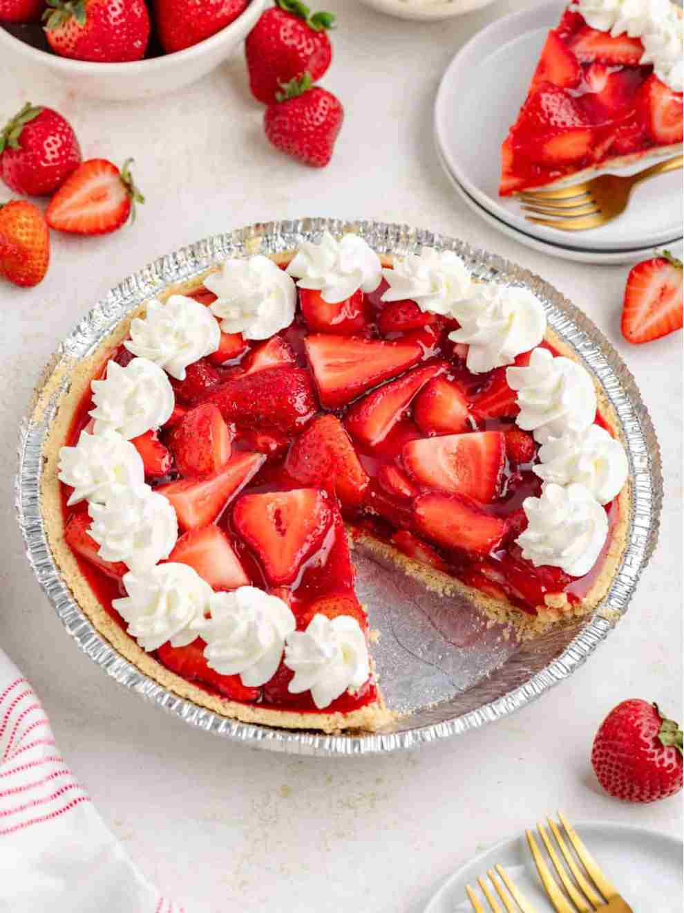 Strawberry Jello Pie