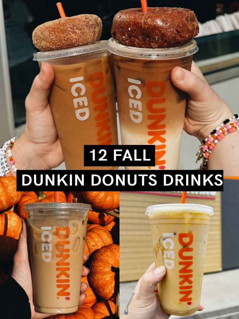 Fall Dunkin Donuts Drinks