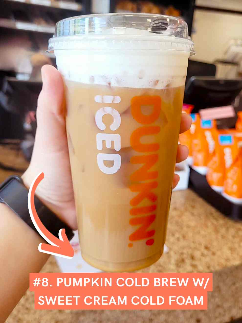 Pumpkin Cold Brew with Cold Foam