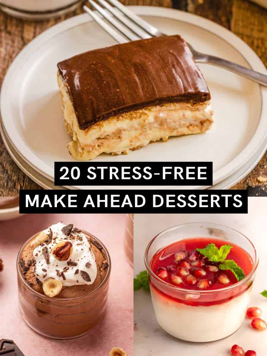 Make Ahead Desserts