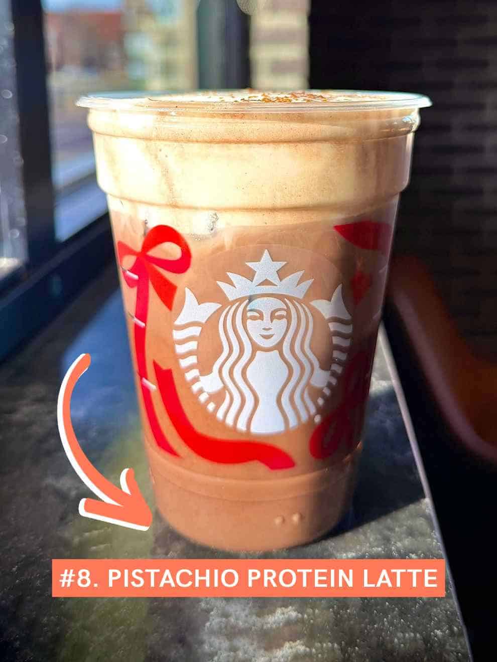 Pistachio Protein Latte